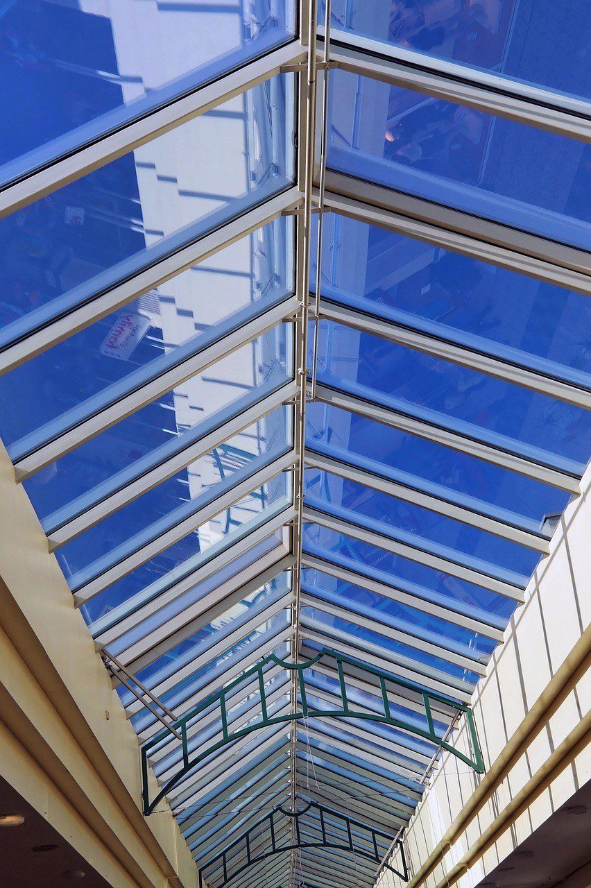 shopping arcade, glass roof, light, flooding, architecture, bright, roof, glass, glass roof, glass roof, glass roof, glass roof, glass roof, roof